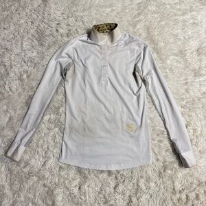 Women’s XS White Essex Classics Long Sleeve Horseback Riding Show Shirt